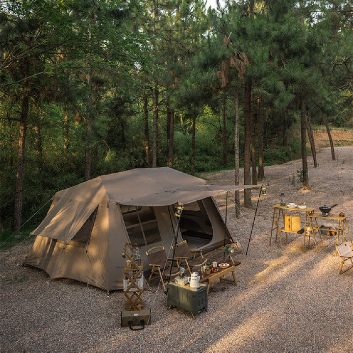 Automatic Waterproof Two Room Camping Ridge Tent
