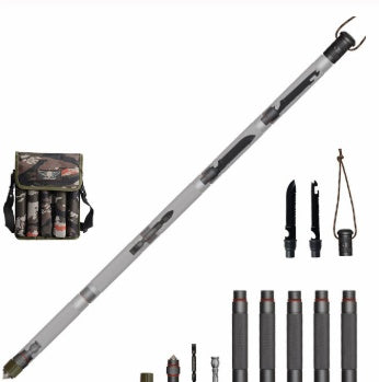 Multifunctional Tactical Hiking Stick for Outdoor Adventures