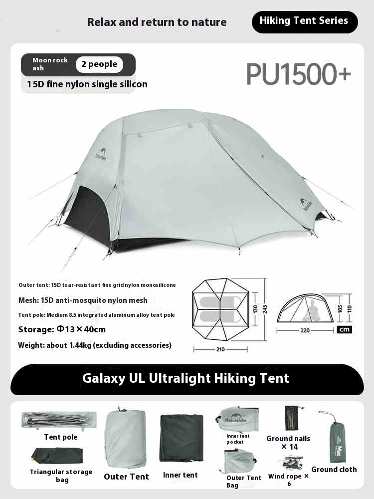 Ultralight Double Hiking Climbing Camping Tent Shelter