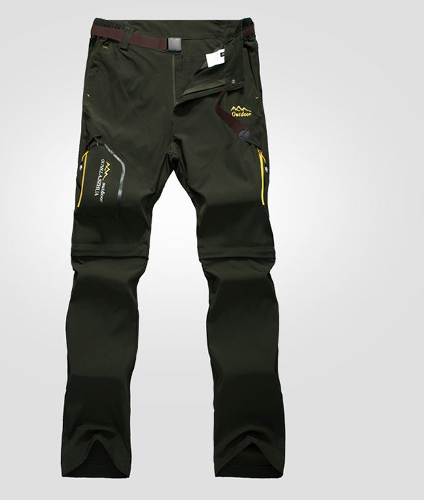 Two-Piece Detachable Quick-Dry Stretch Hiking Pants