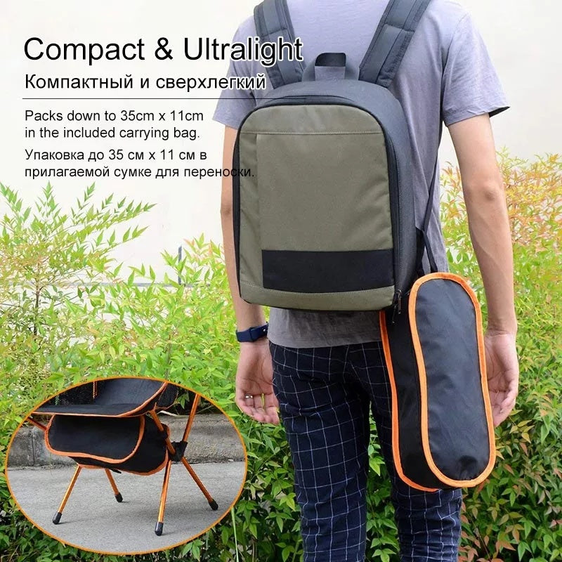 Ultralight Folding Camping Chair for Outdoor Travel Adventures