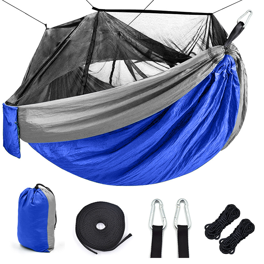 Outdoor Camping Hammock with Mosquito Net Protection