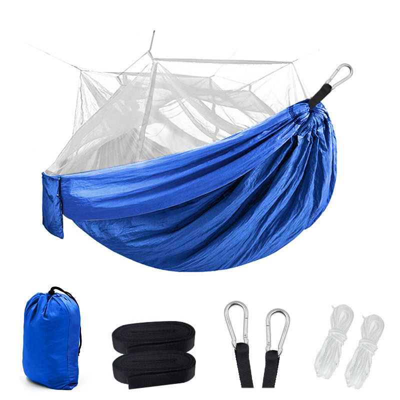 Outdoor Camping Hammock with Mosquito Net Protection