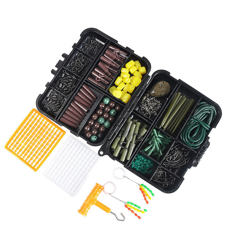 European Fishing Accessories Kit with Hooks and Swivels