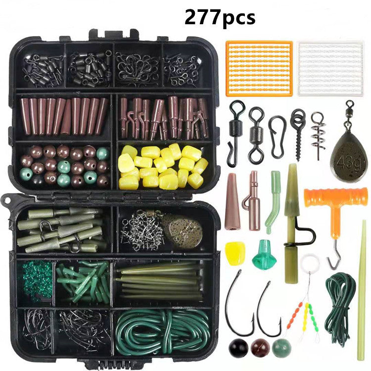 European Fishing Accessories Kit with Hooks and Swivels