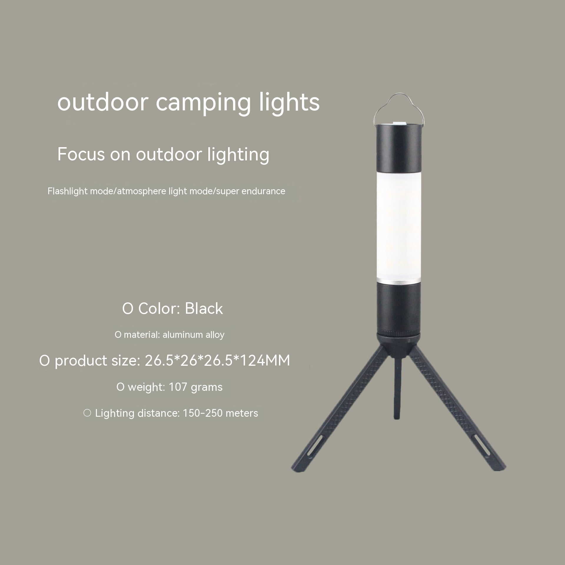 Outdoor LED Camping Lantern for Portable Lighting