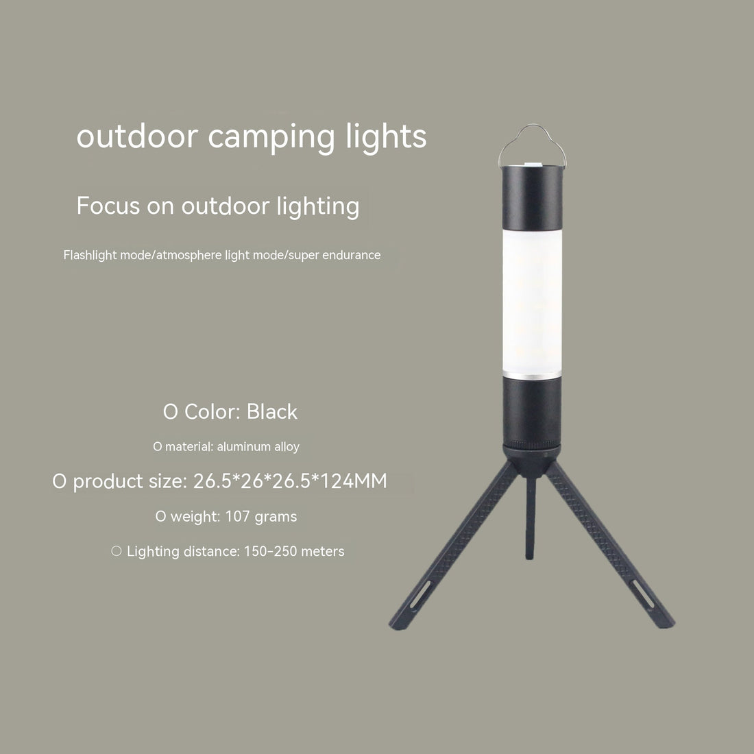 Outdoor LED Camping Lantern for Portable Lighting