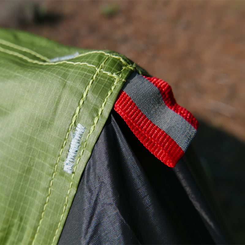 Silicone Coated Poleless Rainproof Camping Tent Shelter