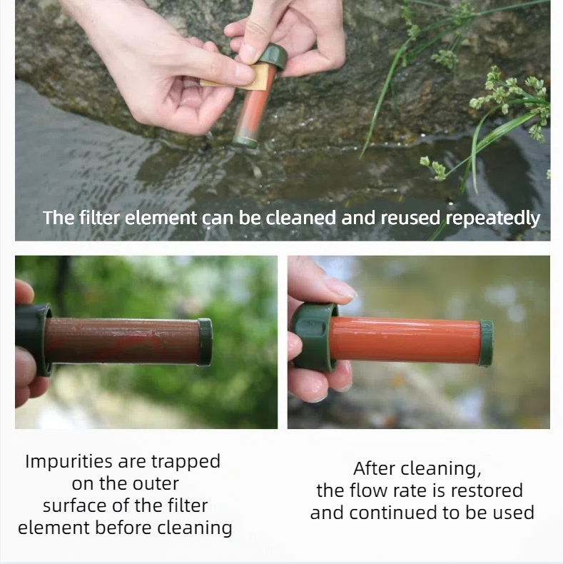 Portable Outdoor Water Purifier Emergency Camping Filter