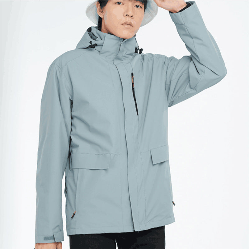 Men's Warm Waterproof Assault Mountaineering Outdoor Jacket