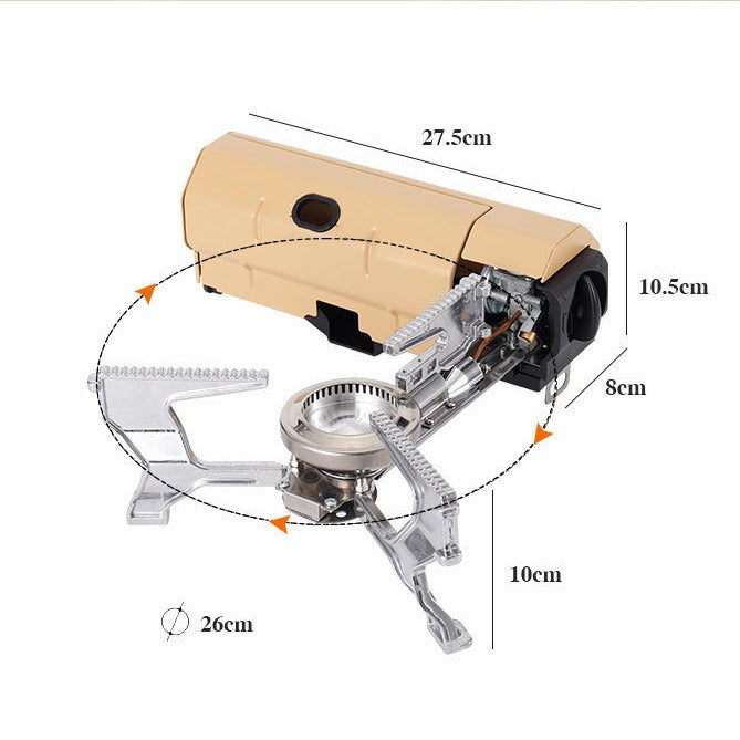 Folding Portable Camping Gas Stove for Outdoor Cooking