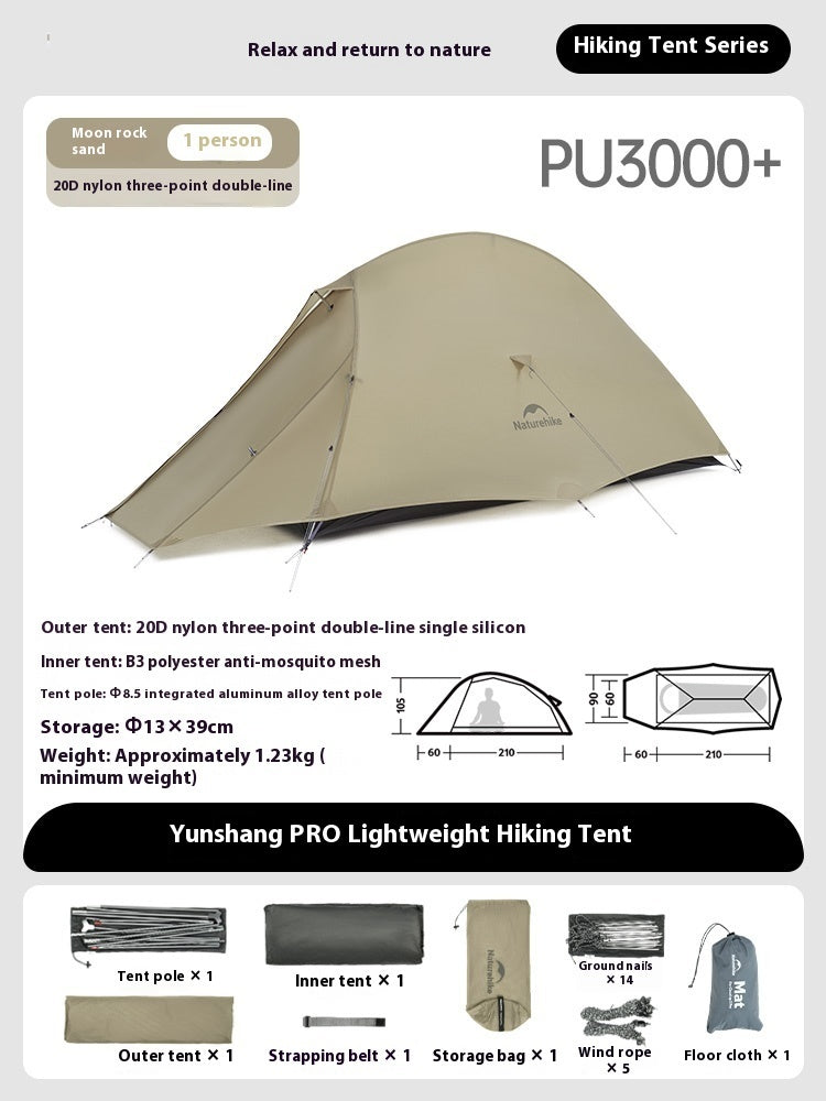 Ultralight Professional Mountaineering Rainproof Hiking Tent Shelter