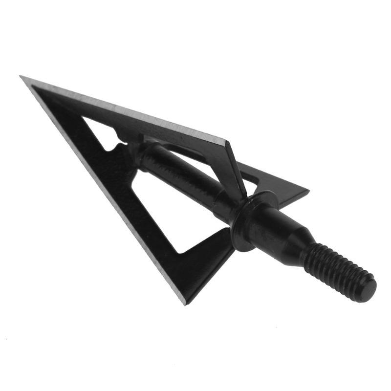 4PCS Three Blade Hunting Broadhead Arrow Tips Set