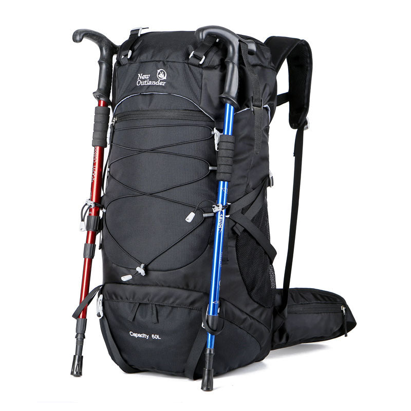 Large Capacity Nylon Mountaineering Camping Hiking Backpack