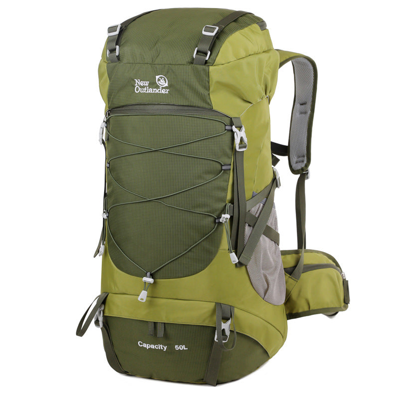 Large Capacity Nylon Mountaineering Camping Hiking Backpack