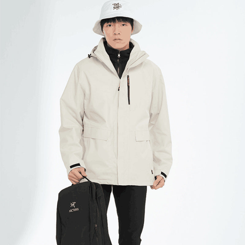Men's Warm Waterproof Assault Mountaineering Outdoor Jacket