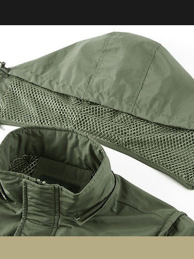 Outdoor Shell Jacket for Weather Protection and Comfort