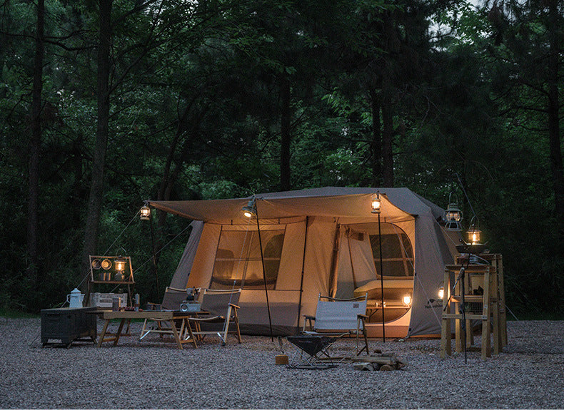 Automatic Waterproof Two Room Camping Ridge Tent