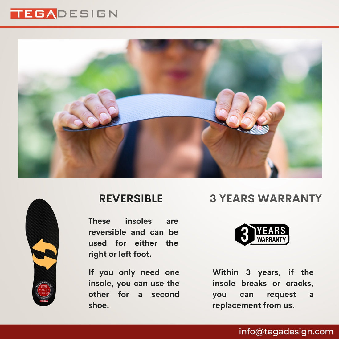 Rigid Carbon Fiber Insole (1.3mm)