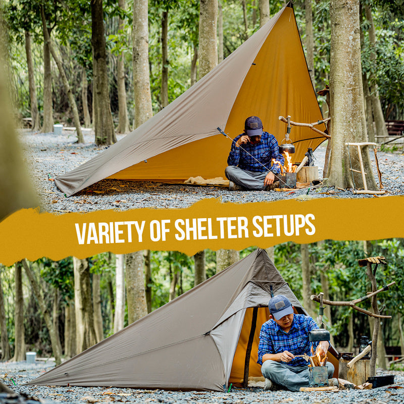 Waterproof Sunshade Awning for Camping and Barbecue