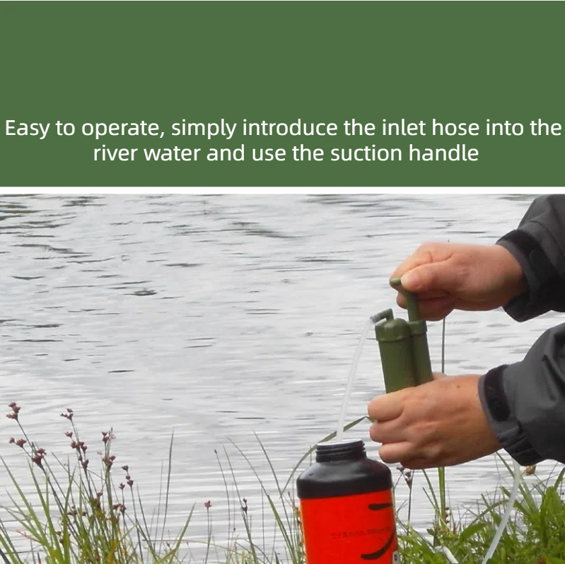 Portable Outdoor Water Purifier Emergency Camping Filter