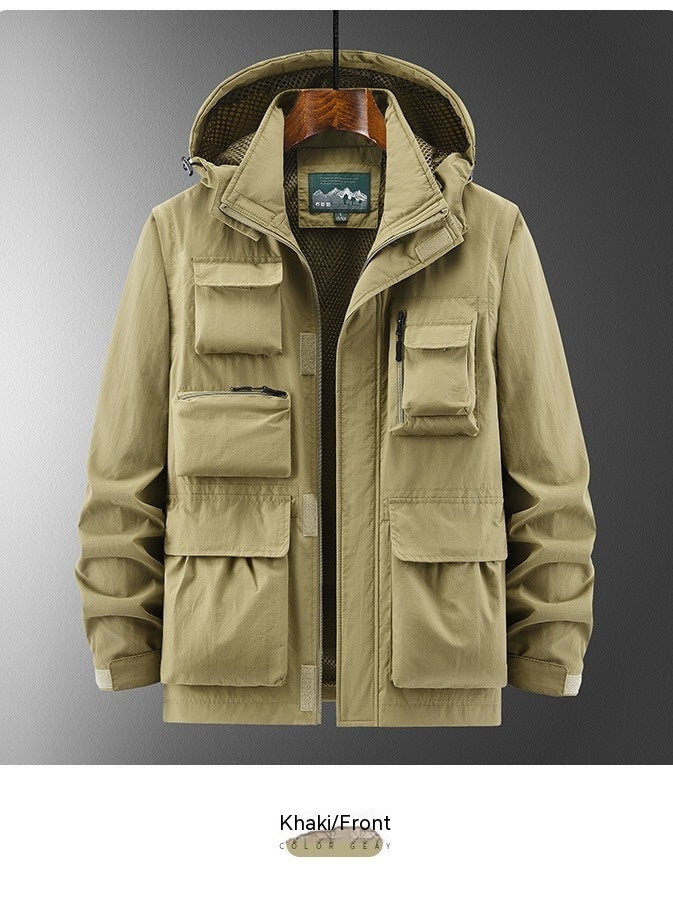 Outdoor Shell Jacket for Weather Protection and Comfort
