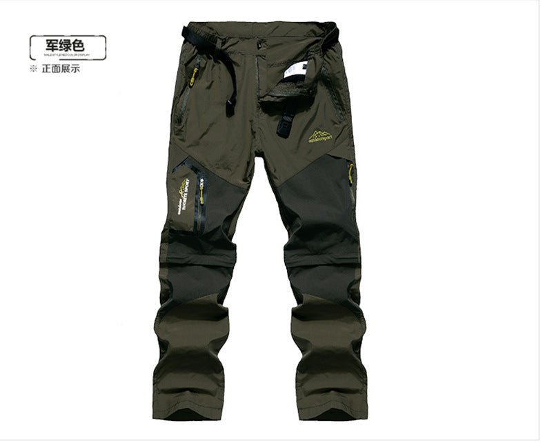 Two-Piece Detachable Quick-Dry Stretch Hiking Pants