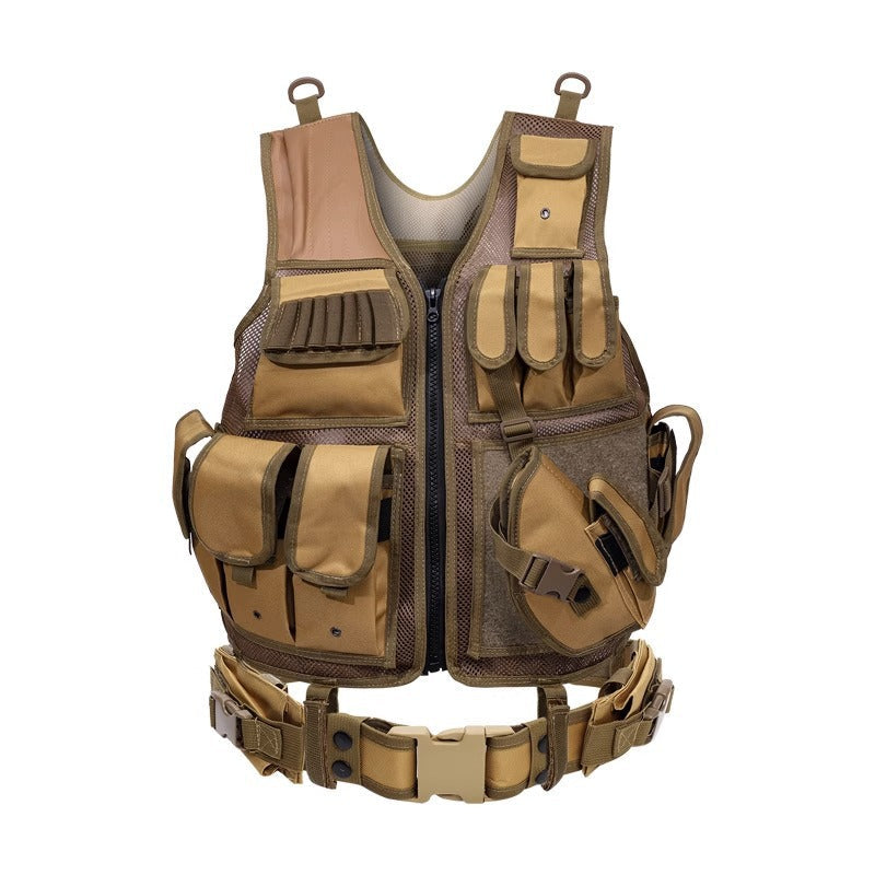 6000D Nylon Tactical Multi-Pocket Camouflage Training Vest