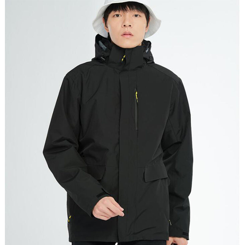 Men's Warm Waterproof Assault Mountaineering Outdoor Jacket