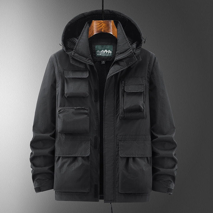 Outdoor Shell Jacket for Weather Protection and Comfort