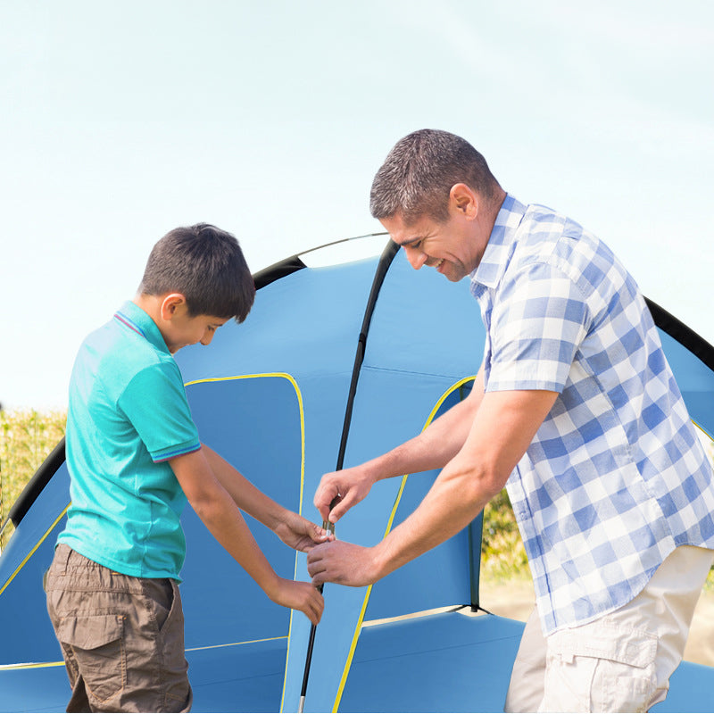 Quick Open Beach Tent with Ventilated Sun Shelter