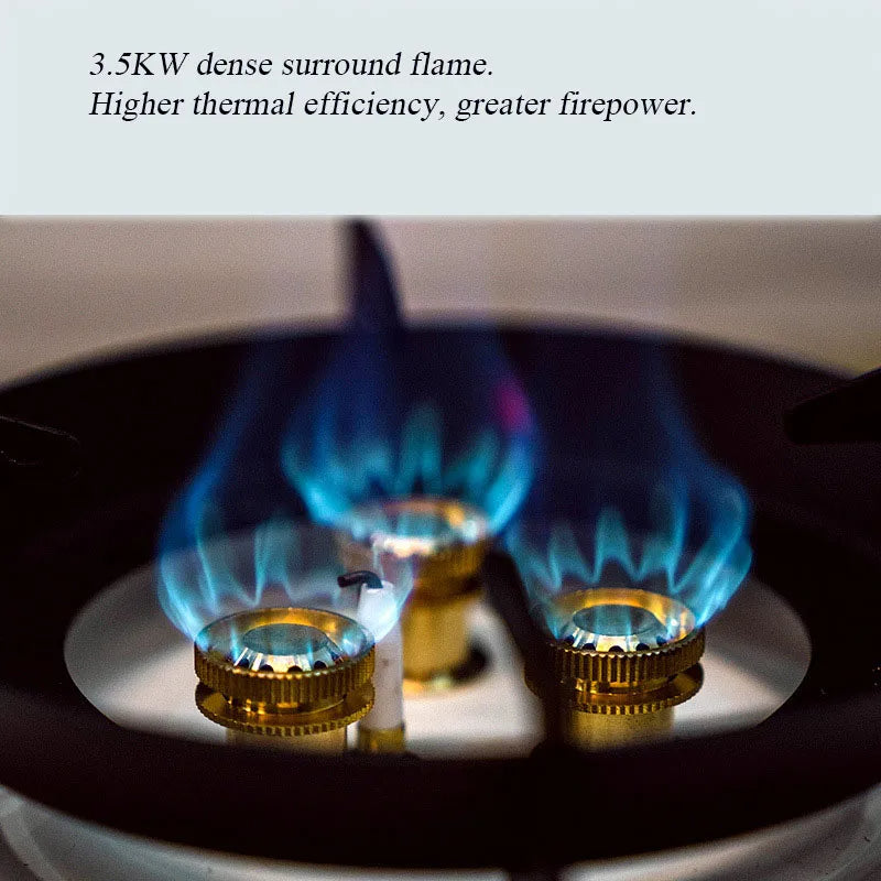 Mini Stainless Steel Carabiner Camping Gas Stove
