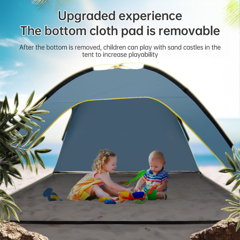 Quick Open Beach Tent with Ventilated Sun Shelter