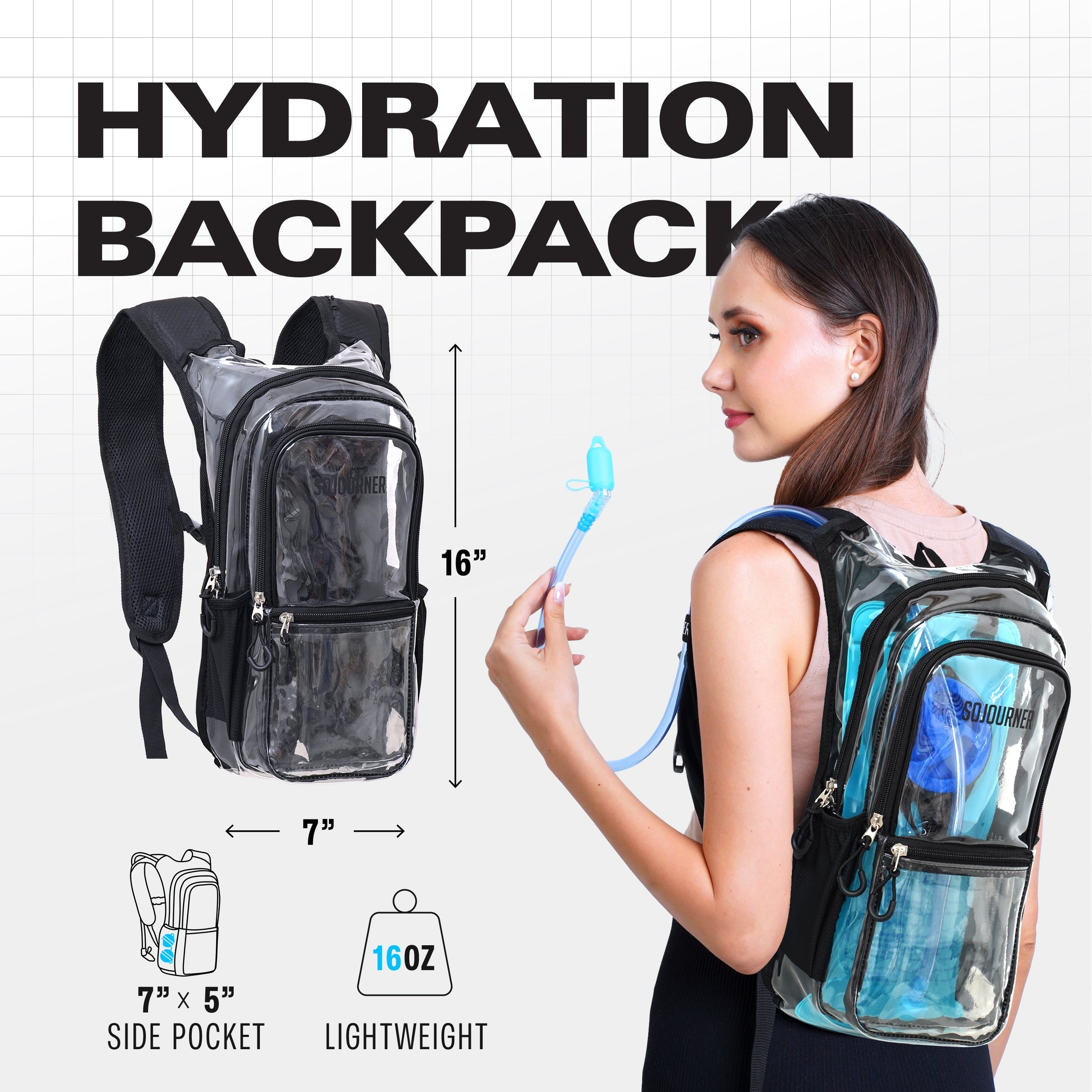Medium Hydration Pack Backpack for Outdoor Activities
