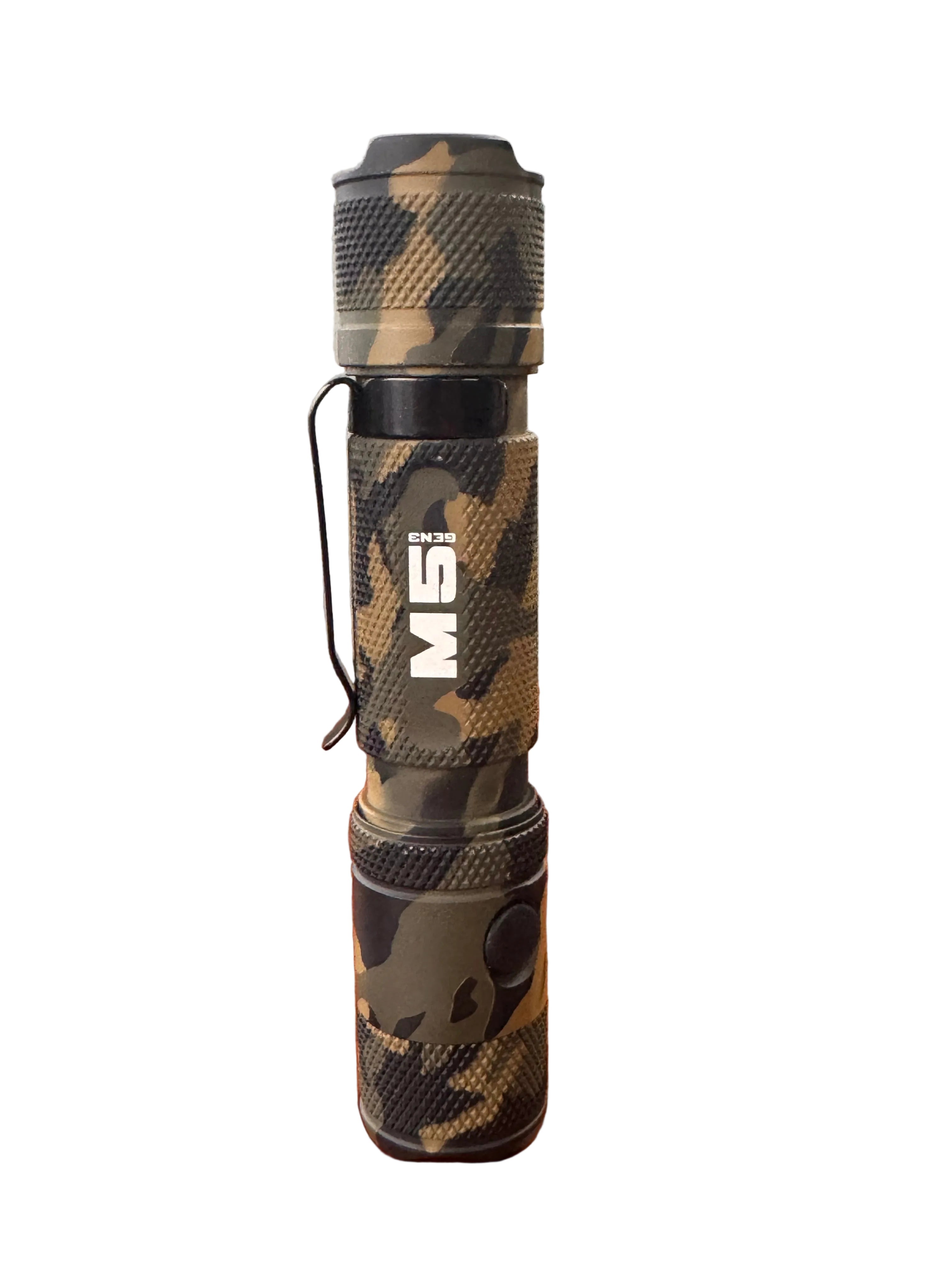 Powertac M5 Gen3 Tactical EDC Flashlight | 2030LM Super Bright | Auto-Magnetic Charge | IPX8 Waterproof & 2M Drop Resistant | 1-Inch Picatinny Mount Compatible