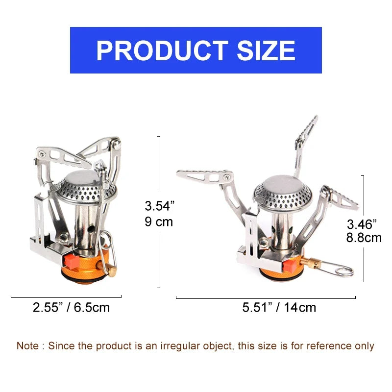 Portable Camping Cookware Set with Stove