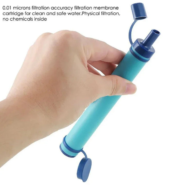 4-Stage Outdoor Straw Camping Water Filter