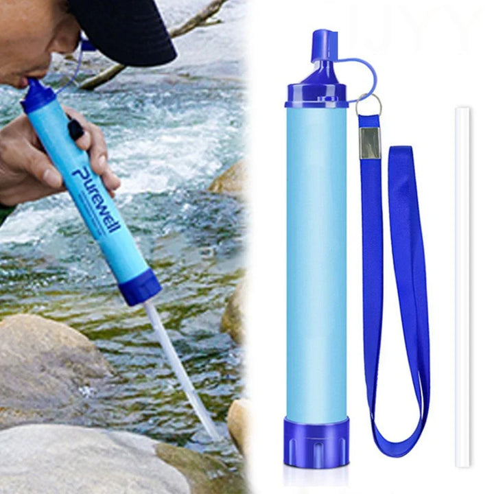 4-Stage Outdoor Straw Camping Water Filter