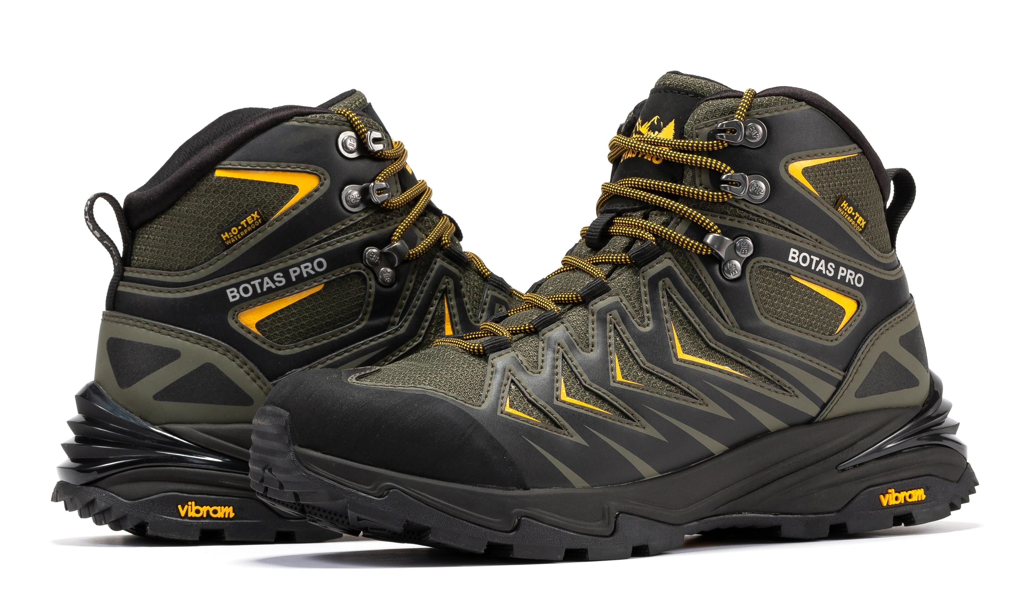Botas Pro Metallic Green 6 Inch Waterproof Hiking Boots with VIBRAM® Traction Lug Outsole  BP22111