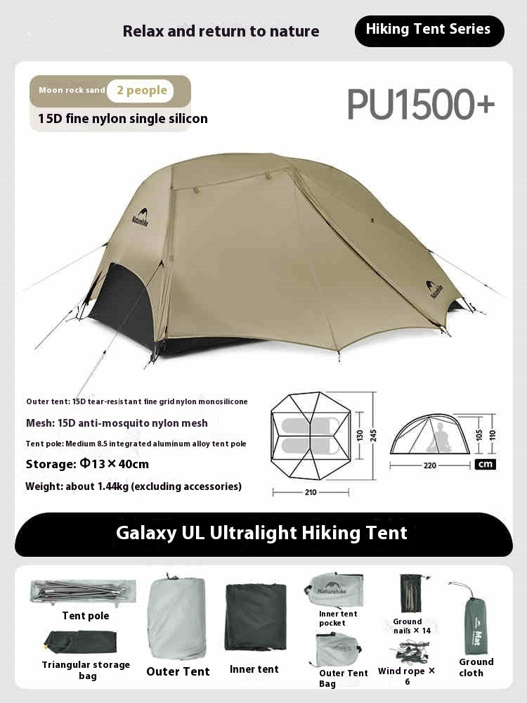 Ultralight Double Hiking Climbing Camping Tent Shelter