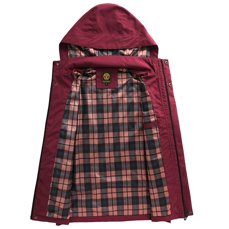 Waterproof Hooded Outdoor Jacket for Travel and Work