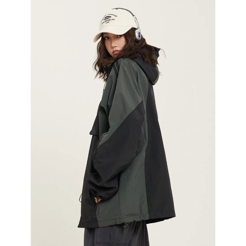 Women's Stitched Waterproof Outdoor Jacket Coat