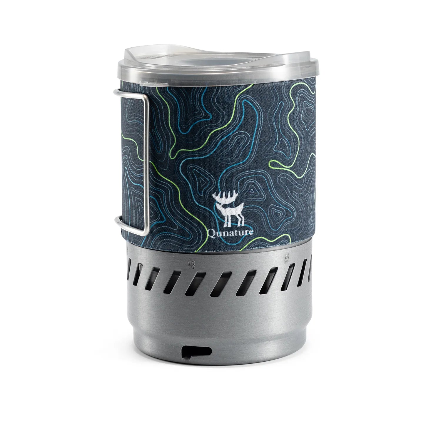 Integrated Heat Collection Camping Stove System for Outdoors