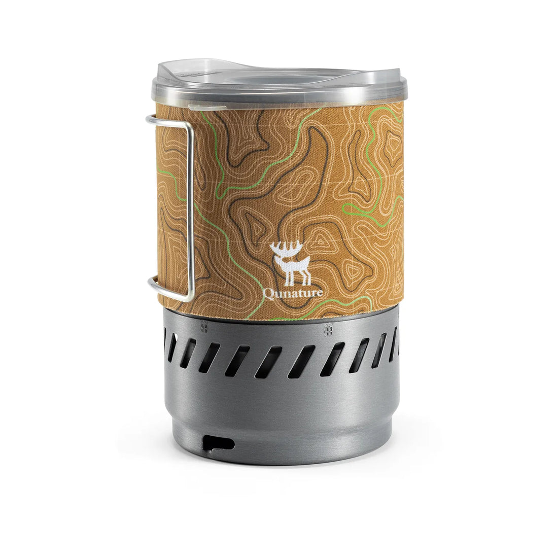 Integrated Heat Collection Camping Stove System for Outdoors