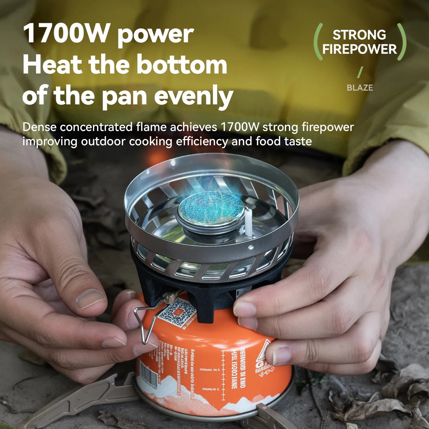 Integrated Heat Collection Camping Stove System for Outdoors