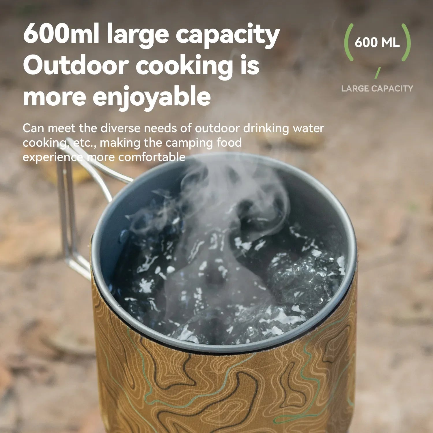 Integrated Heat Collection Camping Stove System for Outdoors