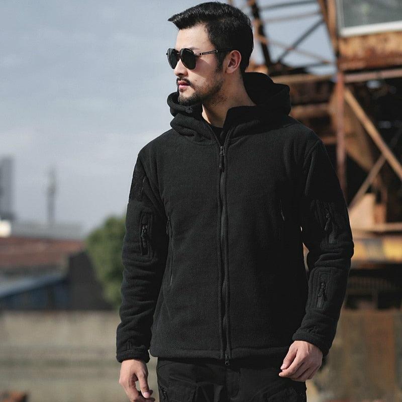 Men's Tactical Multi-Pocket Hooded Hiking Outdoor Jacket