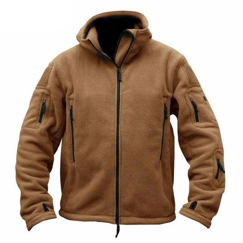Men's Tactical Multi-Pocket Hooded Hiking Outdoor Jacket