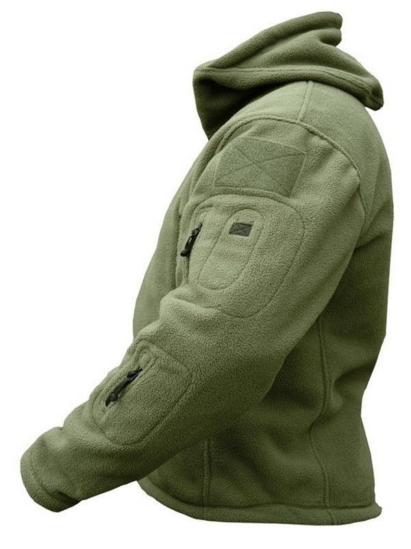 Men's Tactical Multi-Pocket Hooded Hiking Outdoor Jacket