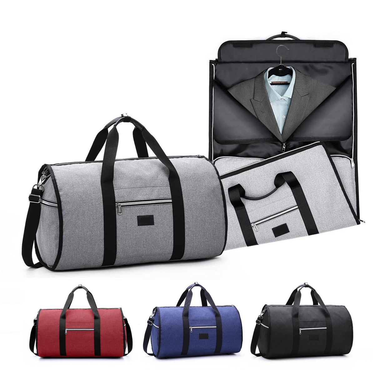 2-in-1 Waterproof Travel Duffel Garment Bag Carry-On